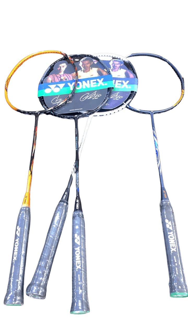 Badminton racket series with protective packaging